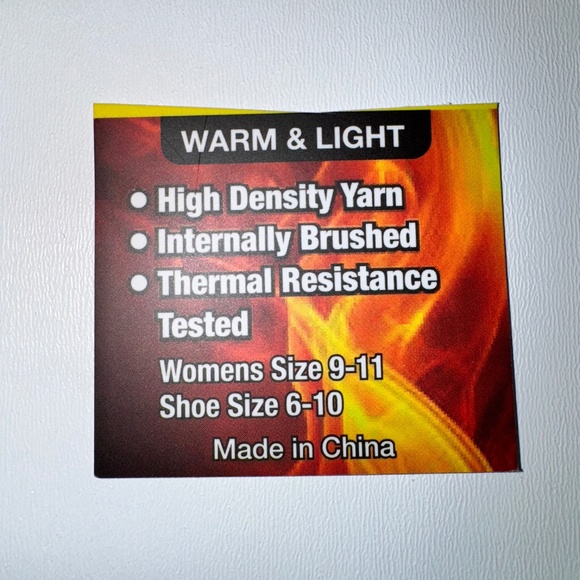 NWT Tundra Sloth Thermal Insulated Socks Women’s Size 9-11 - Picture 5 of 5